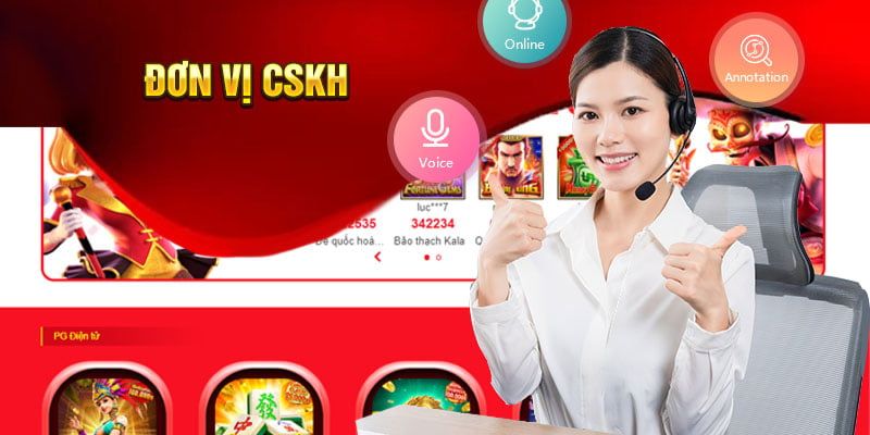 Đội ngũ CSKH của nhà cái cực kỳ chuyên nghiệp và tận tâm 